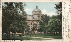 Main Building, University of Michigan Postcard