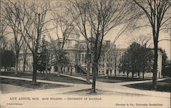 Main Building, University of Michigan Postcard