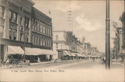 South Main Street, Ann Arbor, Mich Postcard