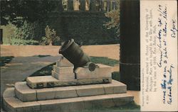 Memorial in Honor of Univ of Michigan students who fought in the Spanish American War Postcard