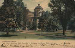 University Hall, University of Michigan Postcard