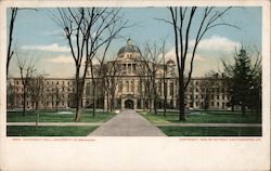 University Hall, University of Michigan Ann Arbor, MI Postcard Postcard Postcard
