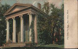 Phi Delta Phi Frat, University of Michigan Postcard