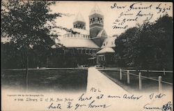 Library University of Michigan Postcard