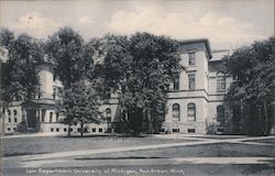 Law Department, University of Michigan Postcard