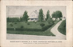 Dodge County Nursery Mantorville, MN Postcard Postcard Postcard