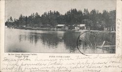 In The Great Mantrap Valley, Pine Cone Camp Postcard