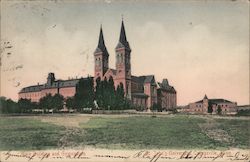 Main Building and Gymnasium, St. John's University Collegeville, MN Postcard Postcard Postcard