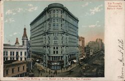 James Flood Building Corner Market and Powell St, San Francisco Postcard