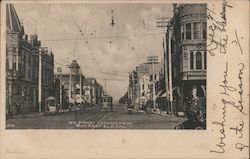 19th Street Looking West Bakersfield, CA Postcard Postcard Postcard