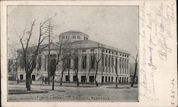 Public Library Postcard