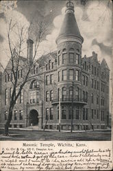 Masonic Temple Wichita, KS Postcard Postcard Postcard