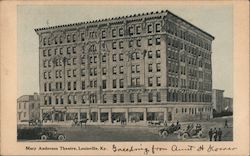 Mary Anderson Theatre Postcard