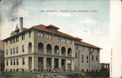 Spokane Athletic Club Postcard
