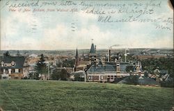 View of City From Walnut Hill Postcard