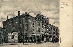 Turner Hall Leavenworth, KS Postcard Postcard Postcard