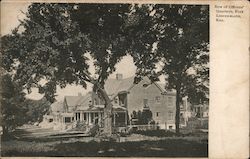 Row of Officers' Quarters Fort Leavenworth, KS Postcard Postcard Postcard