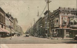 Delaware Street Leavenworth, KS Postcard Postcard Postcard