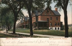 Officers Quarters Fort Leavenworth, KS Postcard Postcard Postcard