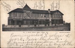 Rock Island Depot Eldon, MO Postcard Postcard Postcard