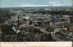 Birds Eye View Topeka, KS Postcard Postcard Postcard