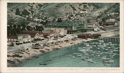 Hotel Metropole and Beach Santa Catalina Island, CA Postcard Postcard Postcard