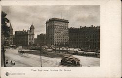 View East from Clinton Street Bridge Postcard