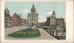 Erie Canal and Syracuse Savings Bank New York Postcard Postcard Postcard