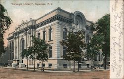 "Carnegie Library" Syracuse, NY Postcard Postcard Postcard