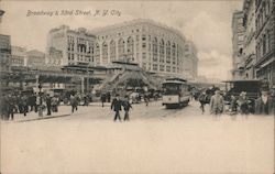 Broadway & 33rd Street Postcard