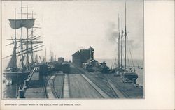 Shipping at Longest Wharf in the World, Port Los Angeles California Postcard Postcard Postcard