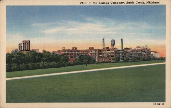 Plant of the Kellogg Company Battle Creek Michigan