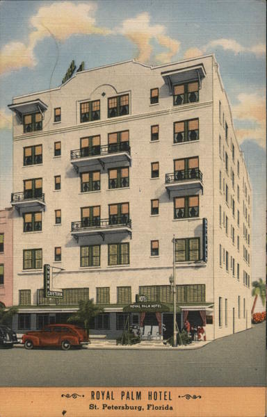 Royal Palm Hotel St. Petersburg Florida