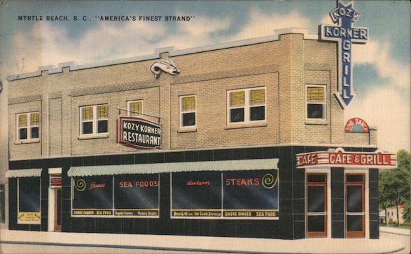 Kozy Korner Restaurant and Grill Myrtle Beach South Carolina