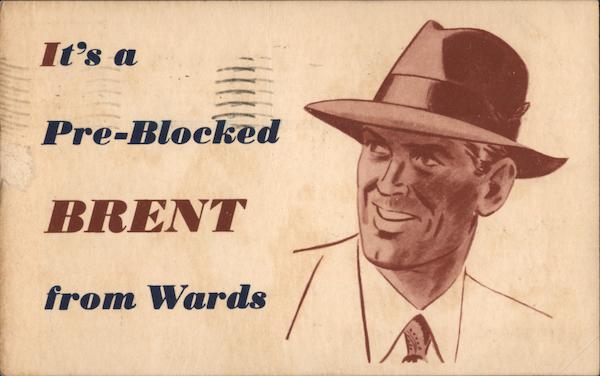 It's a Pre-Blocked Brent from Montgomery Ward Advertising