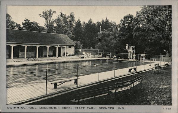 Swimming Pool, McCormick Creek State Park Spencer Indiana