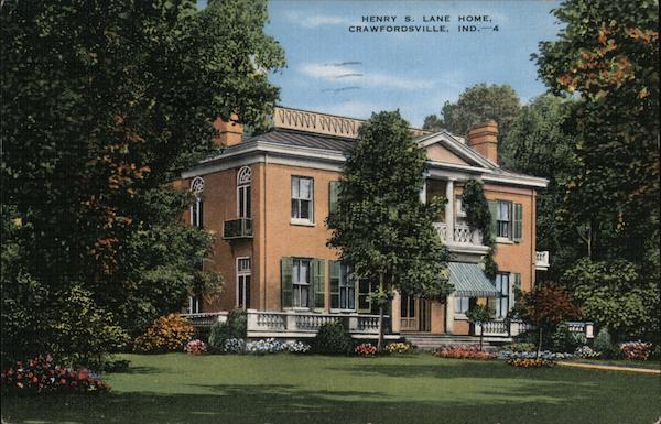 Henry S. Lane Home Crawfordsville Indiana