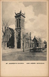 St. Andrew's Church Ann Arbor, MI Postcard Postcard Postcard