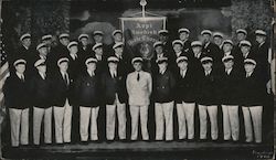 Arpi Swedish Male Chorus Picture of Group, Reminder of Concert Postcard
