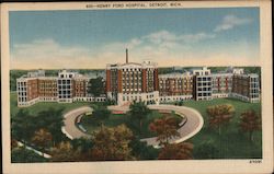Henry Ford Hospital Postcard