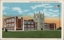 Woodrow Wilson Junior High School Postcard