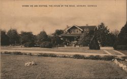 Where we Are Staying, The House By The Road Ashburn, GA Postcard Postcard Postcard