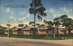 Hal-Sel Cottages St. Petersburg, FL Postcard Postcard Postcard