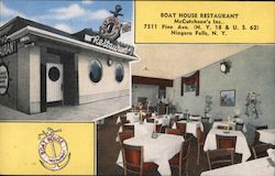 Boat House Restarant Postcard