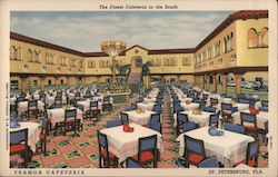 Tramor Cafeteria - The Finest Cafeteria in the South Postcard