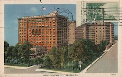 Hotel Schenley Pittsburgh, PA Curt Teich Postcard Postcard Postcard