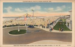 Clatsop Beach, Pacific Ocean Postcard