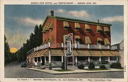 Rising Sun Hotel and Restaurant Maryland Postcard Postcard Postcard