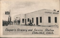 Cooper's Grocery and Service Station Postcard