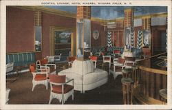 Cocktail Lounge, Hotel Niagara Postcard